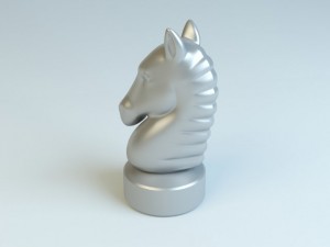 chess horse figurine 3Dモデル