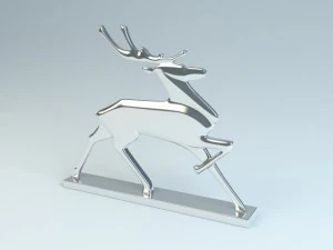 figurine de gaz de cerf Modèle 3D