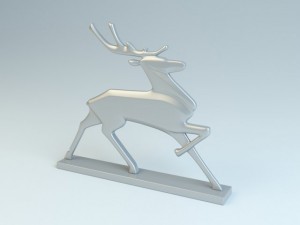 deer gaz figurine 3D 모델