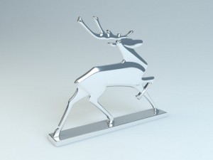deer gaz figurine 3D 모델
