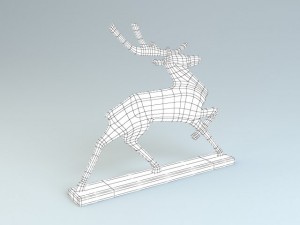 deer gaz figurine 3D 모델