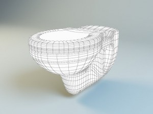 keramag kind washdown wc 3D Model