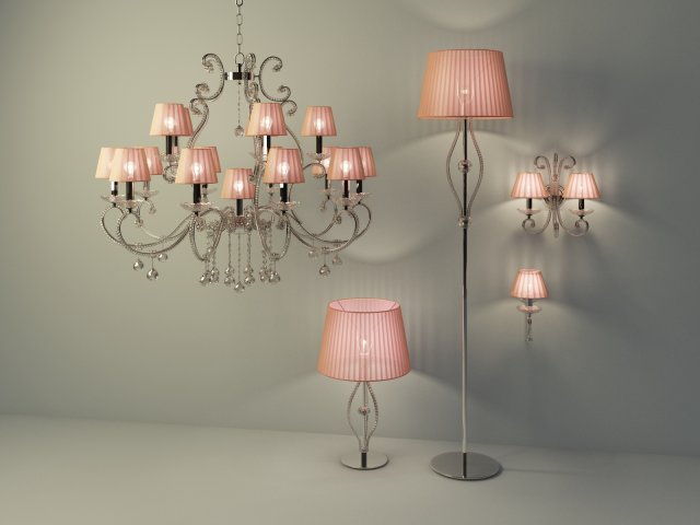 masiero 8010 emme pi light Model 3D .c4d .max .obj .3ds .fbx .stl .blend 