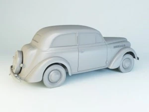 opel olympia 1938 wehrmacht 3D Model