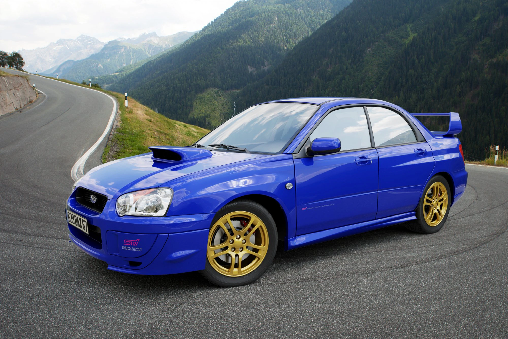 subaru impreza wrx sti 3D Model .c4d .max .obj .3ds .fbx .stl .blend 