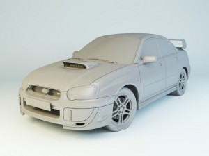 subaru impreza wrx sti 3D Model