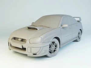 subaru impreza wrx sti 3D Model