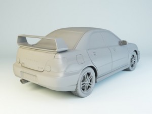subaru impreza wrx sti 3D Model