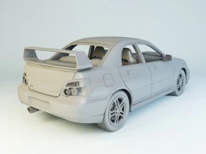 subaru impreza wrx sti 3D Model