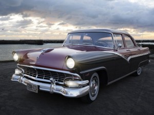 fairlane town sedan 1956 3D Model