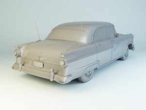 fairlane town sedan 1956 3D Модель