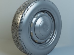 wheel alfa-romeo giulietta tyre pirelli centurato 3D Model