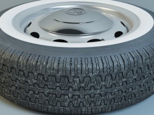 wheel alfa-romeo giulietta tyre pirelli centurato 3D Model
