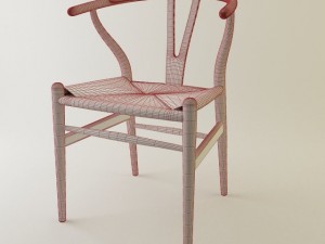 wishbone Modello 3D