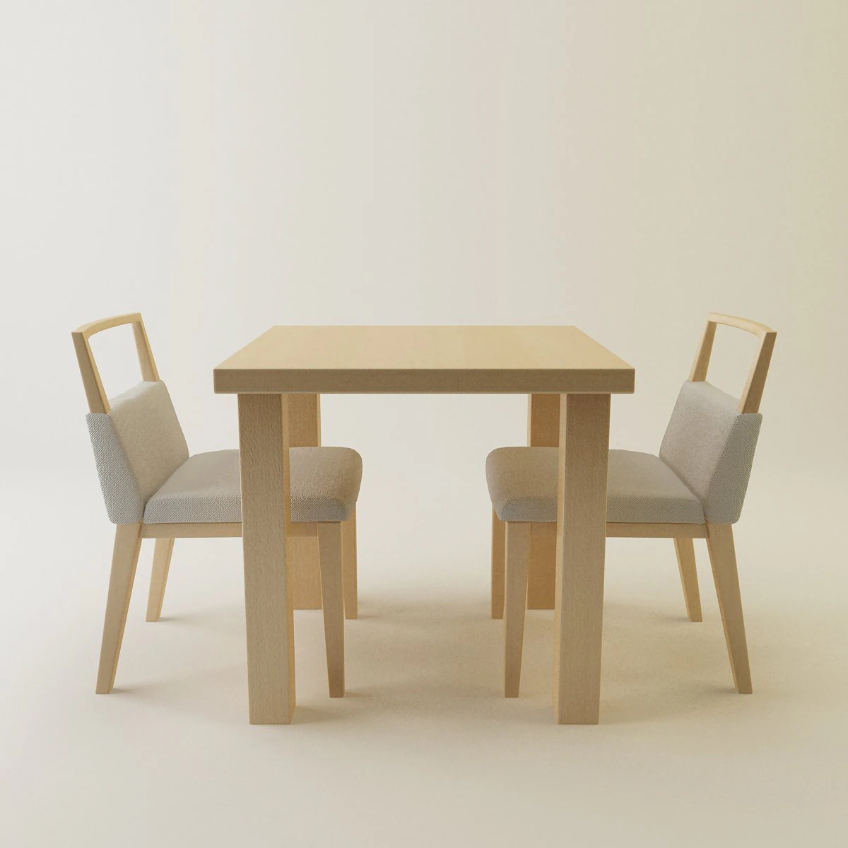 mikimoku dinning set 3D Model .c4d .max .obj .3ds .fbx .stl .blend 