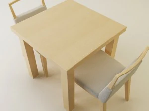 mikimoku dinning set 3D Model