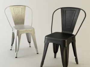 tolix metal chair 3D Model