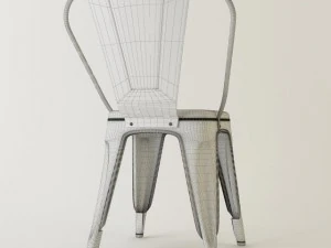 tolix metal chair 3D Model