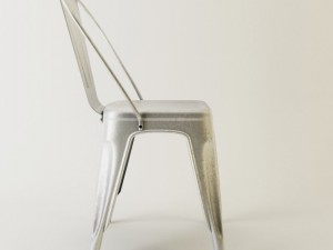tolix metal chair Modèle 3D