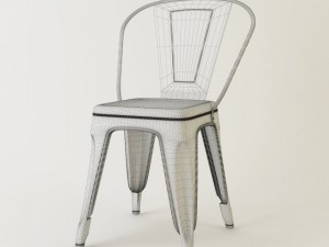 tolix metal chair Modèle 3D