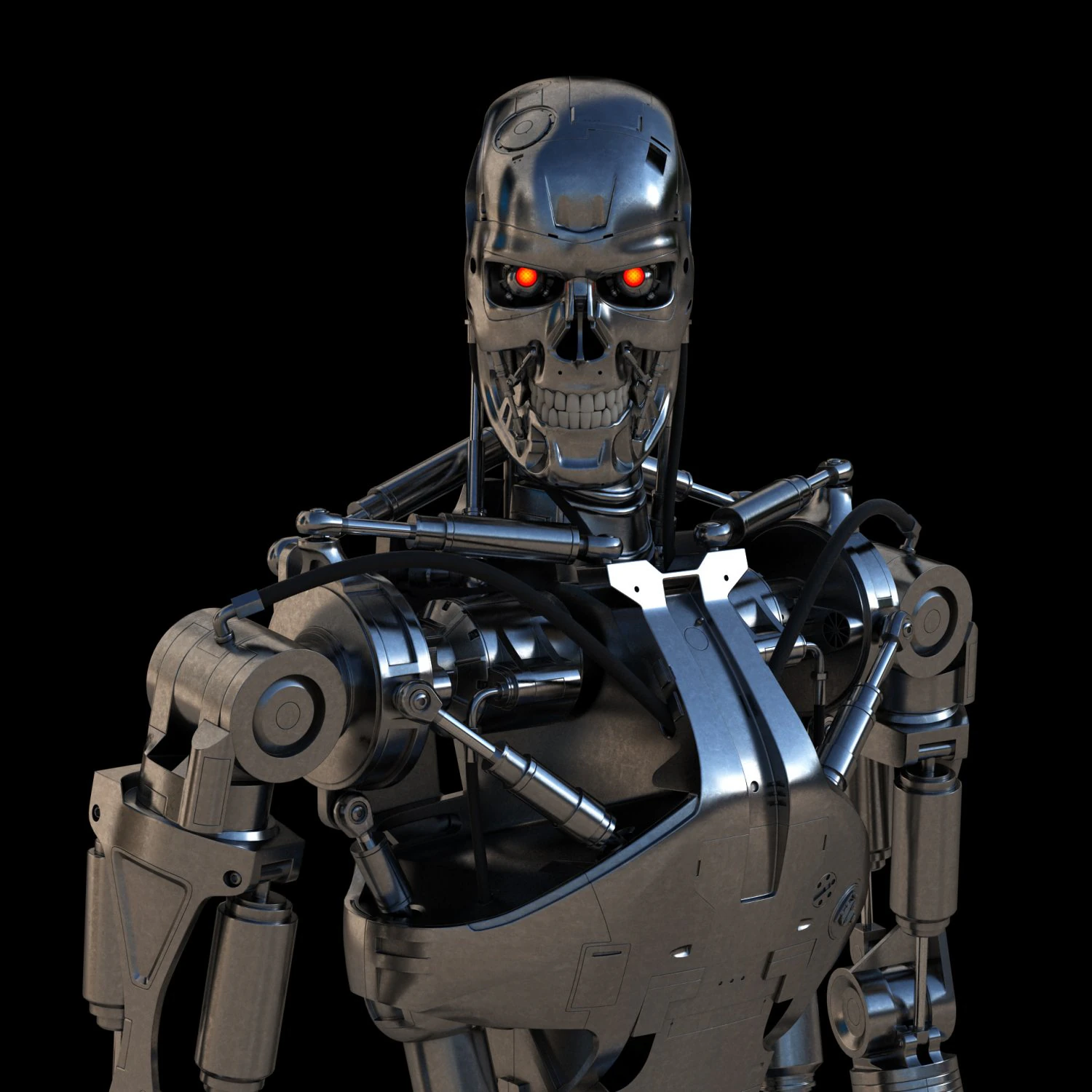 terminator t-800 endoskeleton 3D Model .c4d .max .obj .3ds .fbx .stl .blend
