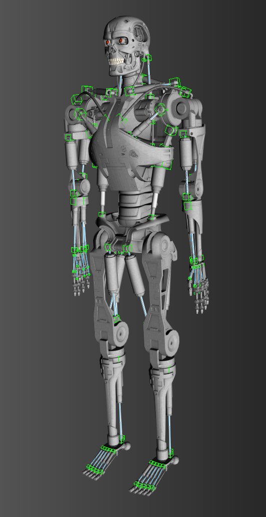 Terminator T 800 Endoskeleton 3d Model In Robot 3dexport