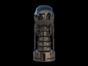 terminator t-800 skull bust 3D Model