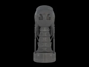 terminator t-800 skull bust 3D Model