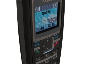 nokia 1600 black 3D Model