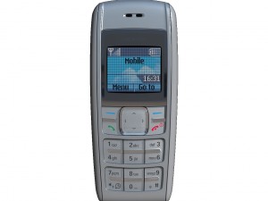 nokia 1600 silver 3D Модель