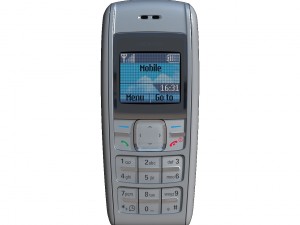 nokia 1600 silver 3D Model