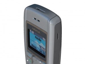 nokia 1600 silver 3D Model
