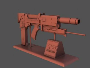 t-800 plasma rifle for 3d printing 3D Print Model