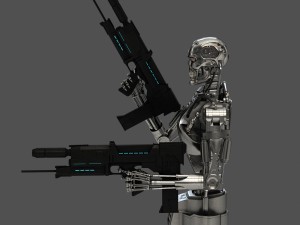 terminator t-800 endoskeleton bust 3Dモデル