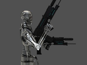 terminator t-800 endoskeleton bust 3Dモデル