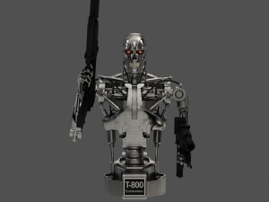 terminator t-800 endoskeleton bust 3Dモデル