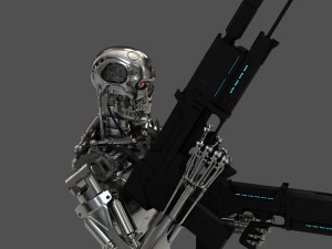 terminator t-800 endoskeleton bust 3Dモデル
