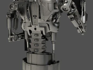 terminator t-800 endoskeleton bust 3D Model