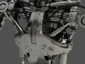 terminator t-800 endoskeleton bust 3Dモデル