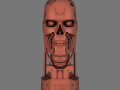 terminator t-800 skull bust for 3d printing 3D Принт Модель