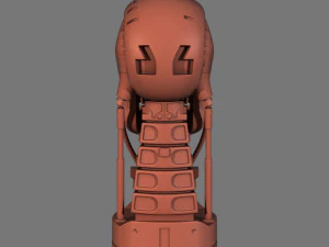 Busto teschio terminator t-800 per la stampa 3d Modello di stampa 3D