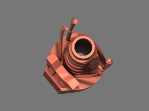 Busto teschio terminator t-800 per la stampa 3d Modello di stampa 3D