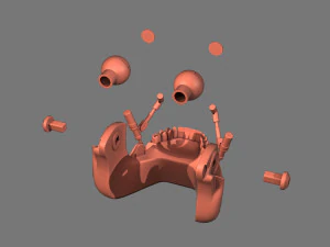 Busto teschio terminator t-800 per la stampa 3d Modello di stampa 3D