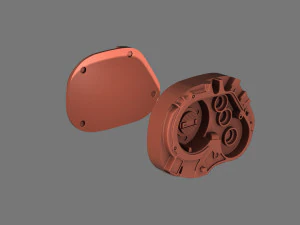 Busto teschio terminator t-800 per la stampa 3d Modello di stampa 3D