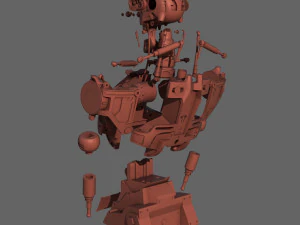 terminator t-800 torso bust for 3d printing 3D Print Model