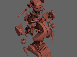 terminator t-800 torso bust for 3d printing 3D Print Model