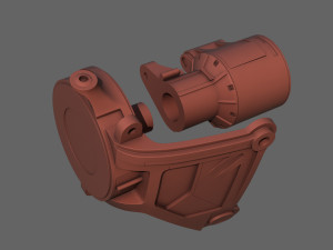 terminator t-800 torso bust for 3d printing Modèles 3D en vedette