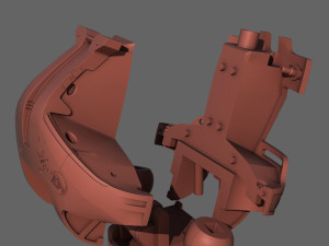 terminator t-800 torso bust for 3d printing Modèles 3D en vedette