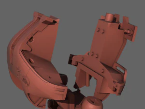 terminator t-800 torso bust for 3d printing 3D Print Model