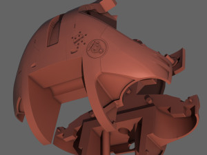 terminator t-800 torso bust for 3d printing Modèles 3D en vedette